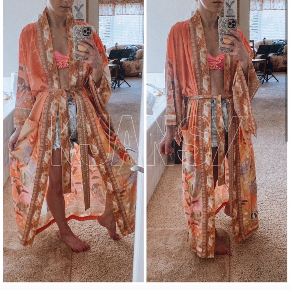 Bohemian Mermaid Kimono Duster - Picture 15 of 16